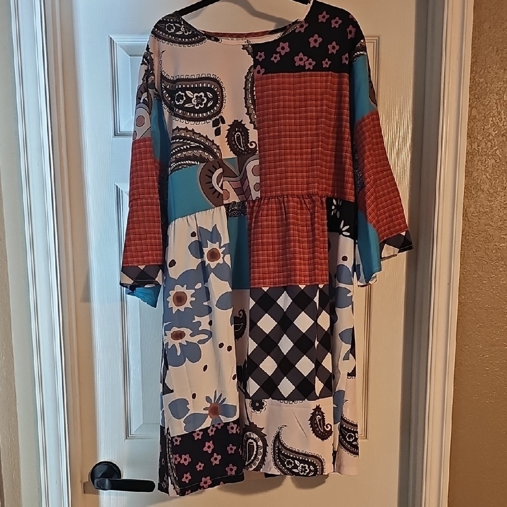 📢5 For $20 Stylish Patchwork Dress